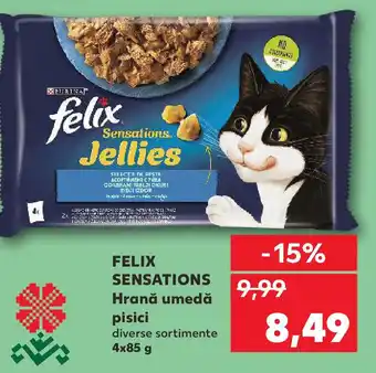 Kaufland FELIX SENSATIONS Hrană umedă pisici Ofertă