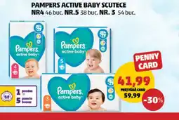 Penny PAMPERS Active baby scutece Ofertă