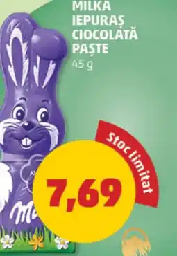 Penny MILKA Iepuraş ciocolată paste Ofertă