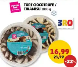 Penny Tort ciocotrufe/ tiramisu Ofertă