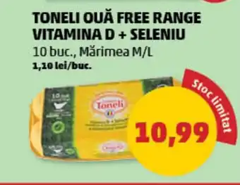 Penny Toneli ouă free range vitamina d + seleniu Ofertă