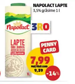 Penny Napolact lapte Ofertă