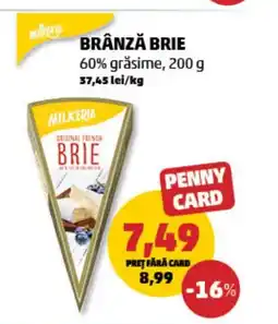 Penny Brânză brie Ofertă