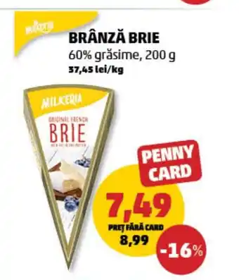 Penny Brânză brie Ofertă