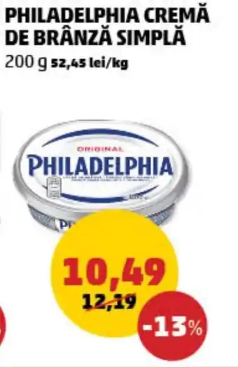 Penny PHILADELPHIA Cremă de brânză simplă Ofertă