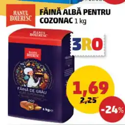 Penny Făină albă pentru boieresc cozonac 1 kg Ofertă