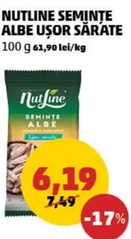 Penny Nutline seminte albe ușor sărate Ofertă