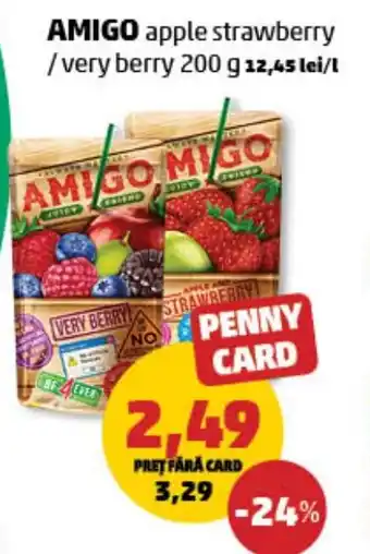 Penny AMIGO apple strawberry / very berry Ofertă