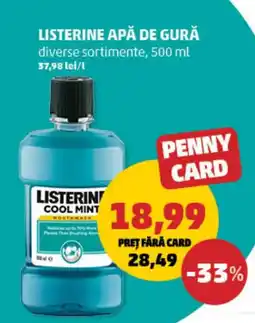 Penny LISTERINE Apă de gură Ofertă