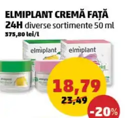 Penny Elmiplant cremă faţă 24h Ofertă