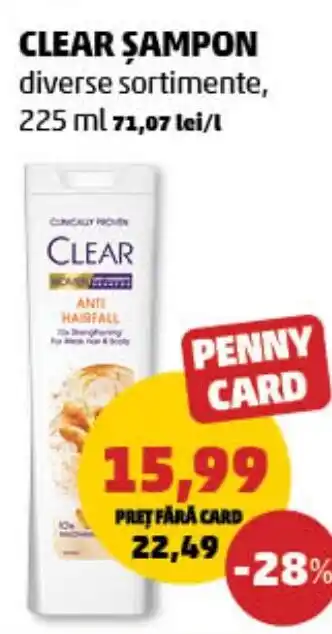 Penny CLEAR Sampon Ofertă