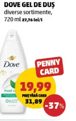 Penny DOVE Gel de duş Ofertă