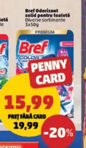 Penny Bref Odorizant solid pentru toaletă Ofertă