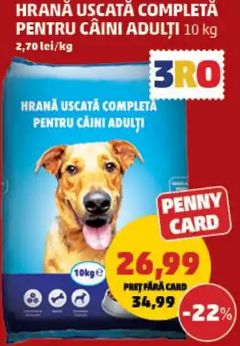 Penny Hrană uscată completă pentru câini adulti Ofertă