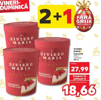 Kaufland SIVIERO MARIA Îngheţată Ofertă