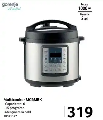 Selgros Multicooker MC6MBK Ofertă