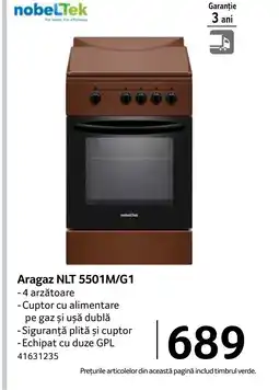 Selgros Aragaz NLT 5501M/G1 Ofertă
