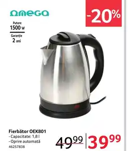 Selgros Fierbător OEK801 Ofertă