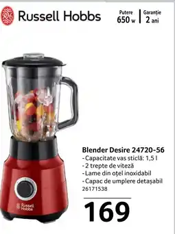 Selgros Blender Desire 24720-56 Ofertă