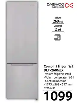 Selgros Combină frigorifică DLF-260MEX Ofertă