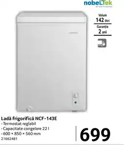 Selgros Ladǎ frigorifică NCF-143E Ofertă