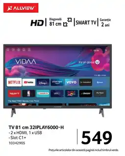 Selgros TV 81 cm 32IPLAY6000-H Ofertă