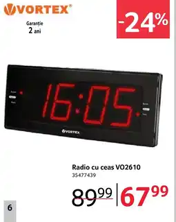Radio cu ceas VO2610