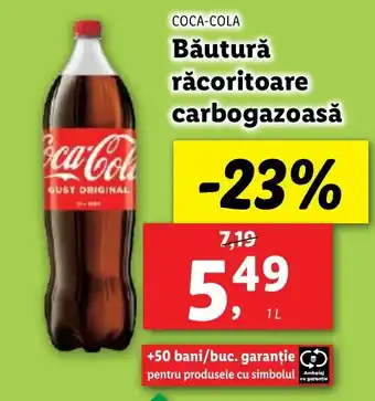 Lidl COCA-COLA Băutură răcoritoare carbogazoasă Ofertă