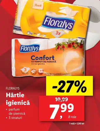 Lidl FLORALYS Hârtie igienică Ofertă