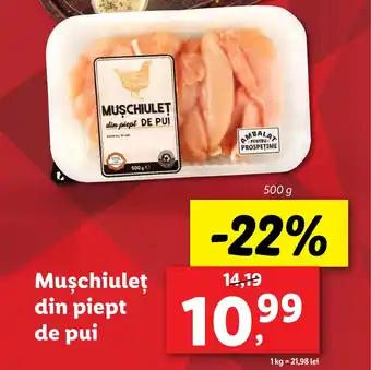 Lidl Muşchiuleţ din piept de pui Ofertă