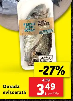 Lidl Doradǎ eviscerată Ofertă