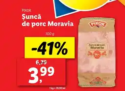 Lidl PIKOK Şuncă de porc Moravia Ofertă