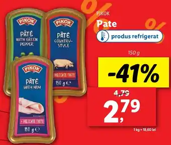 Lidl PIKOK Pate Ofertă