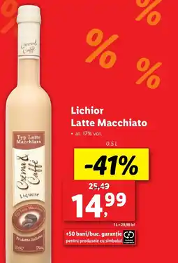 Lidl Lichior Latte Macchiato Ofertă