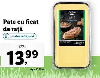 Lidl Pate cu ficat de rață Ofertă