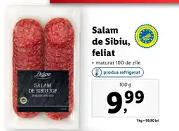 Lidl Salam de Sibiu, feliat Ofertă