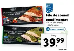 Lidl File de somon condimentat Ofertă