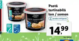 Lidl Pastǎ tartinabilǎ ton / somon Ofertă