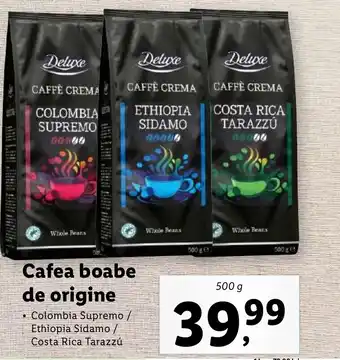 Lidl Cafea boabe de origine Ofertă