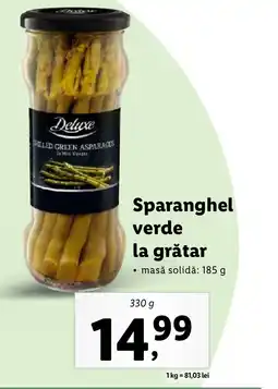 Lidl Sparanghel verde la grătar Ofertă