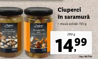 Lidl Ciuperci în saramurǎ Ofertă