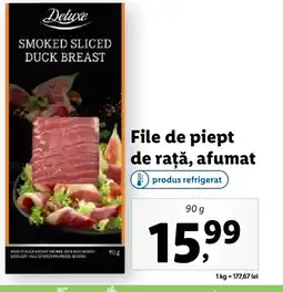 Lidl File de piept de rață, afumat Ofertă