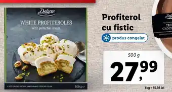 Lidl Profiterol cu fistic Ofertă