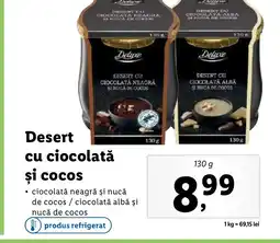 Lidl Desert cu ciocolată şi cocos Ofertă