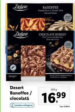 Lidl Desert Banoffee/ ciocolată Ofertă