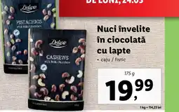 Lidl Nuci învelite în ciocolată cu lapte Ofertă