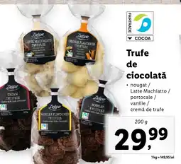 Lidl Trufe de ciocolată Ofertă