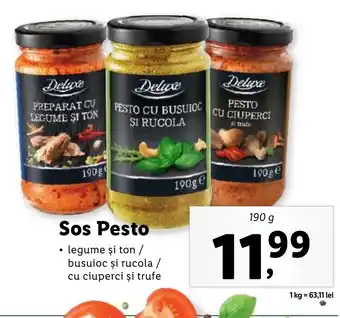 Lidl Sos Pesto Ofertă