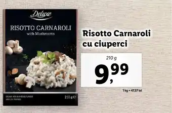 Lidl Risotto Carnaroli cu ciuperci Ofertă