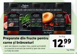 Lidl Preparate din fructe pentru carne şi brânzeturi Ofertă